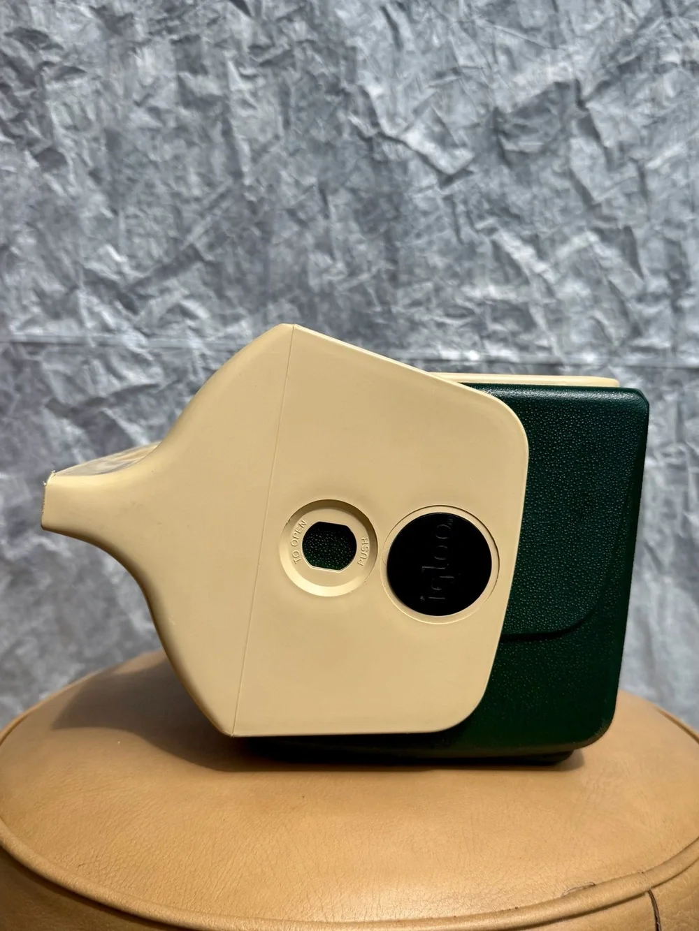 Vintage Igloo MiniMate Cooler Green Cream Made in USA